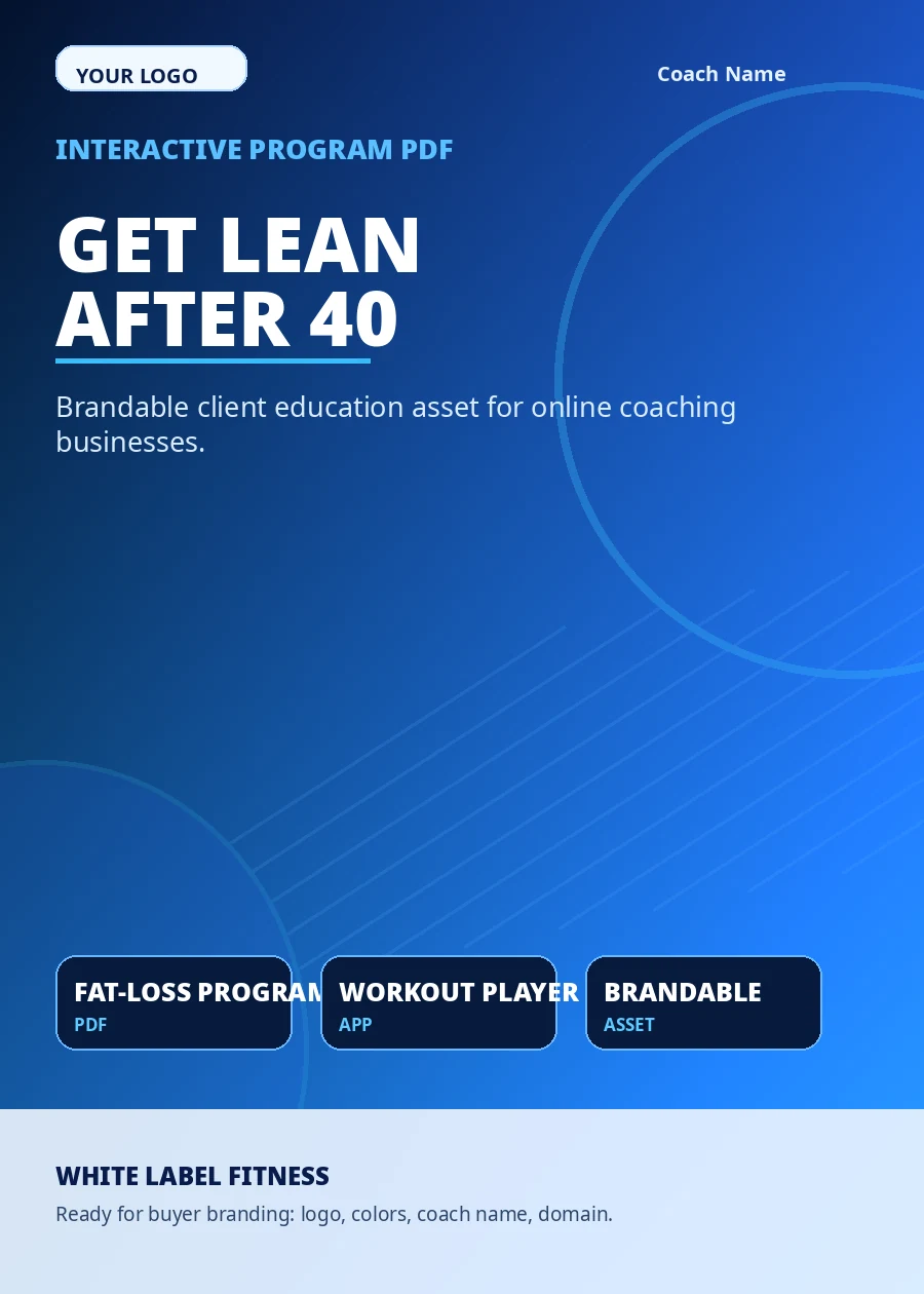 Get Lean After 40 Men cover