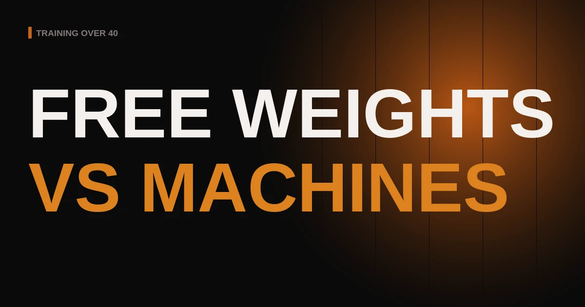 Free Weights vs Machines: Which Is Better Over 40?
