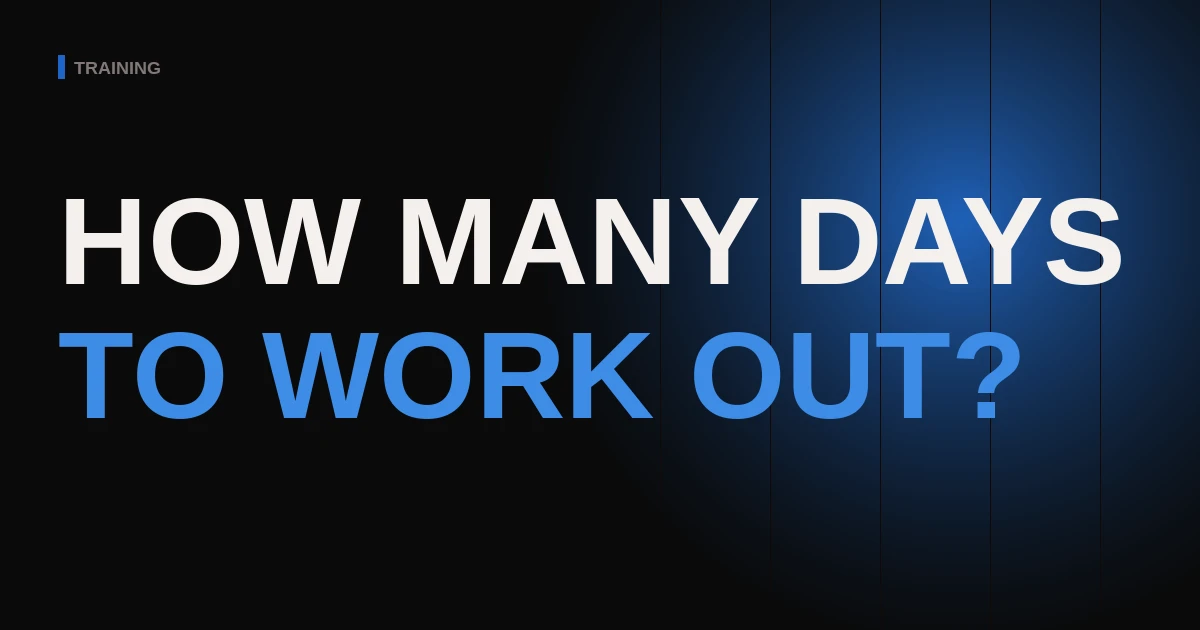 How Many Days a Week Should You Work Out Over 40?