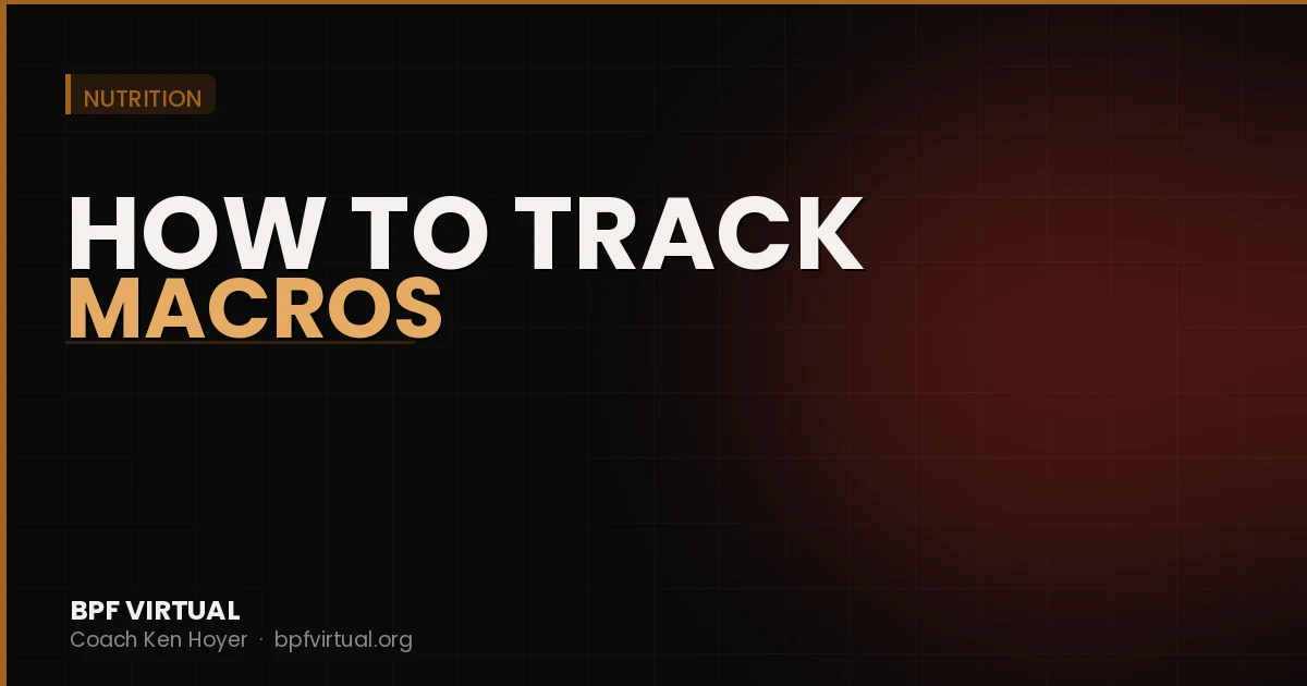 How to Track Macros Without Losing Your Mind
